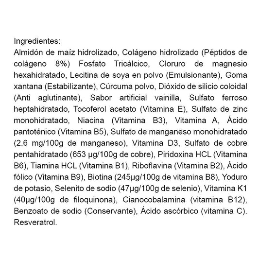 HSN | Colágeno hidrolizado | resveratrol | 400 gramos