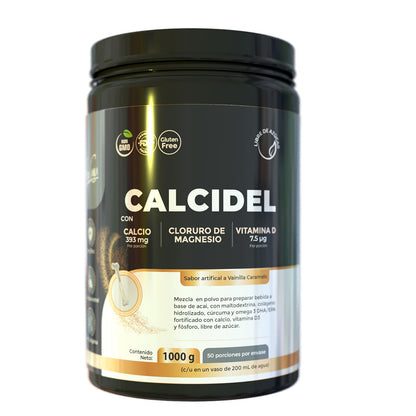CALCIDEL | Calcio | Magnesio | Vitamina D | 1000g