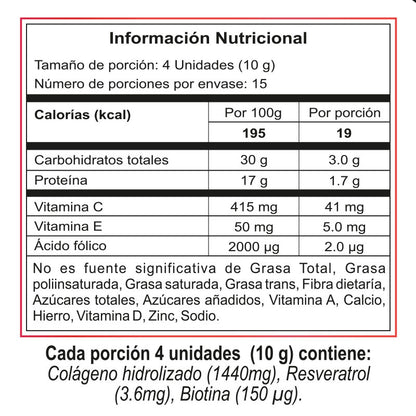 Gomitas | Colágeno hidrolizado | Biotina | 60 gomitas