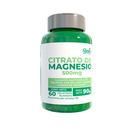 Citrato de magnesio | 60 gelatinas blandas