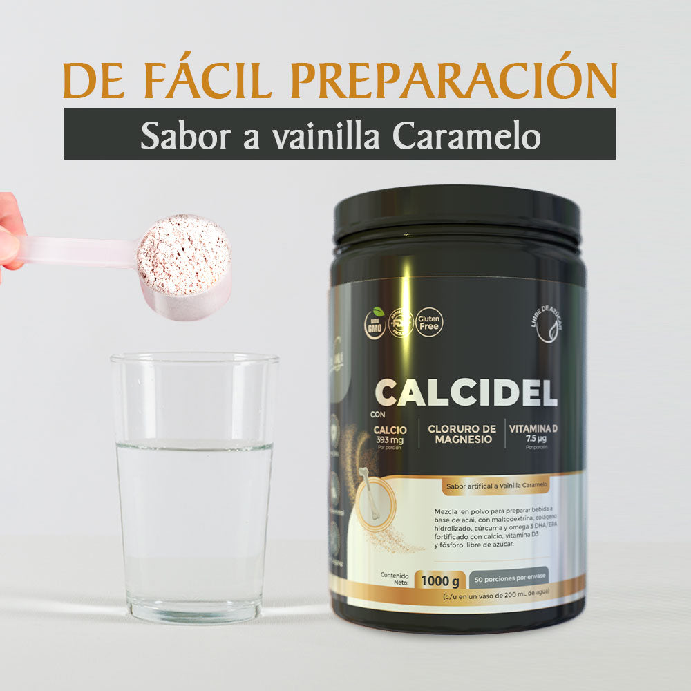 2X1 CALCIDEL con Colágeno hidrolizado y Vitamina D