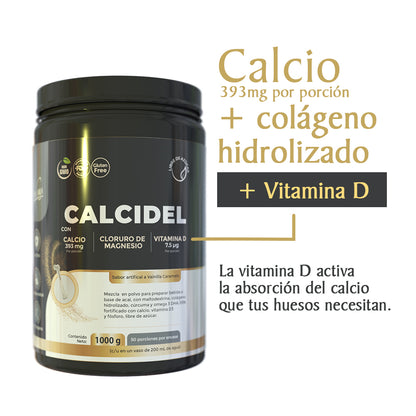 2X1 CALCIDEL con Colágeno hidrolizado y Vitamina D