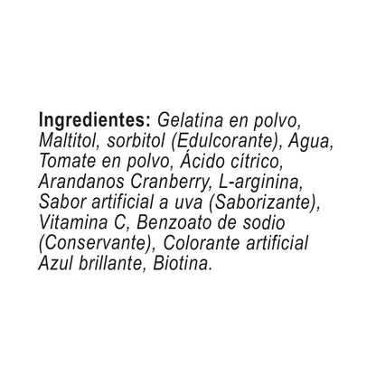 Gomitas | Arándano Cranberry | Biotina y Vitamina C | 60 gomitas