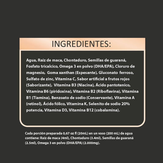 VITAXTREME con FÓSFORO | con Omega 3 y calcio | 1000 ml