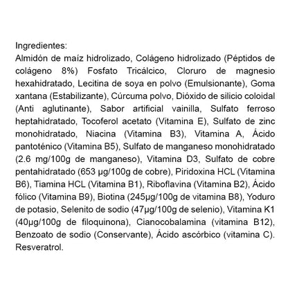 HSN | Colágeno hidrolizado | resveratrol | 400 gramos