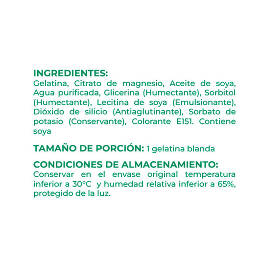 Citrato de magnesio | 60 gelatinas blandas