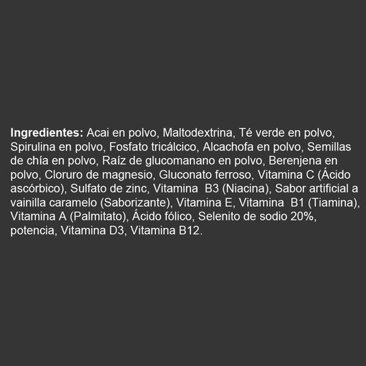 BIOGREEN con Spirulina | Glucomanano | Semillas de Chia | 1000g