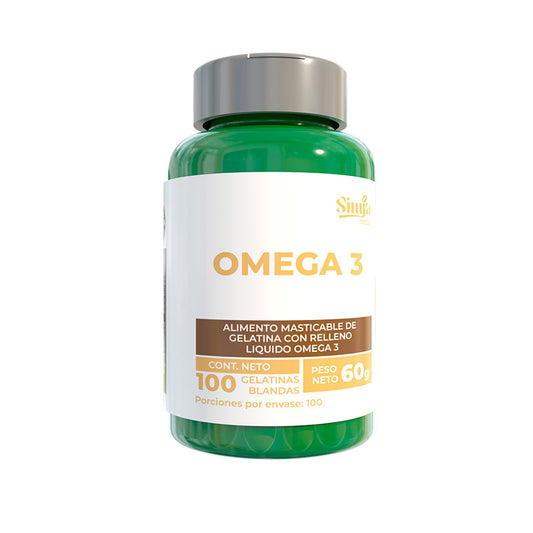 Omega 3 | cúrcuma y pimienta | 100 cápsulas