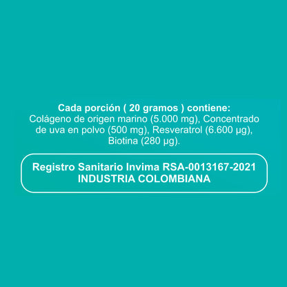 VID Colágeno marino | magnesio | resveratrol | 450 gramos