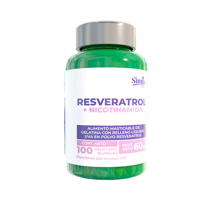 Resveratrol | Nicotinamida | 100 gelatinas blandas