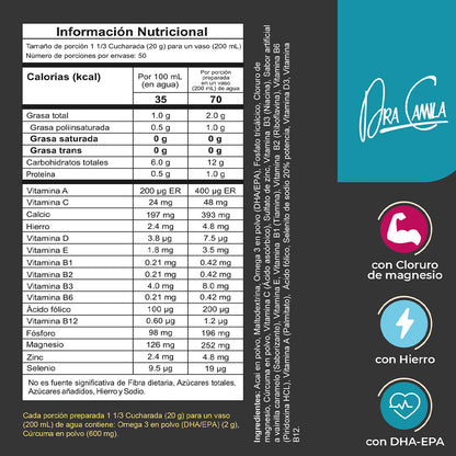 TOTALSURE | Omega 3 DHA EPA | Calcio | Hierro | 1000g