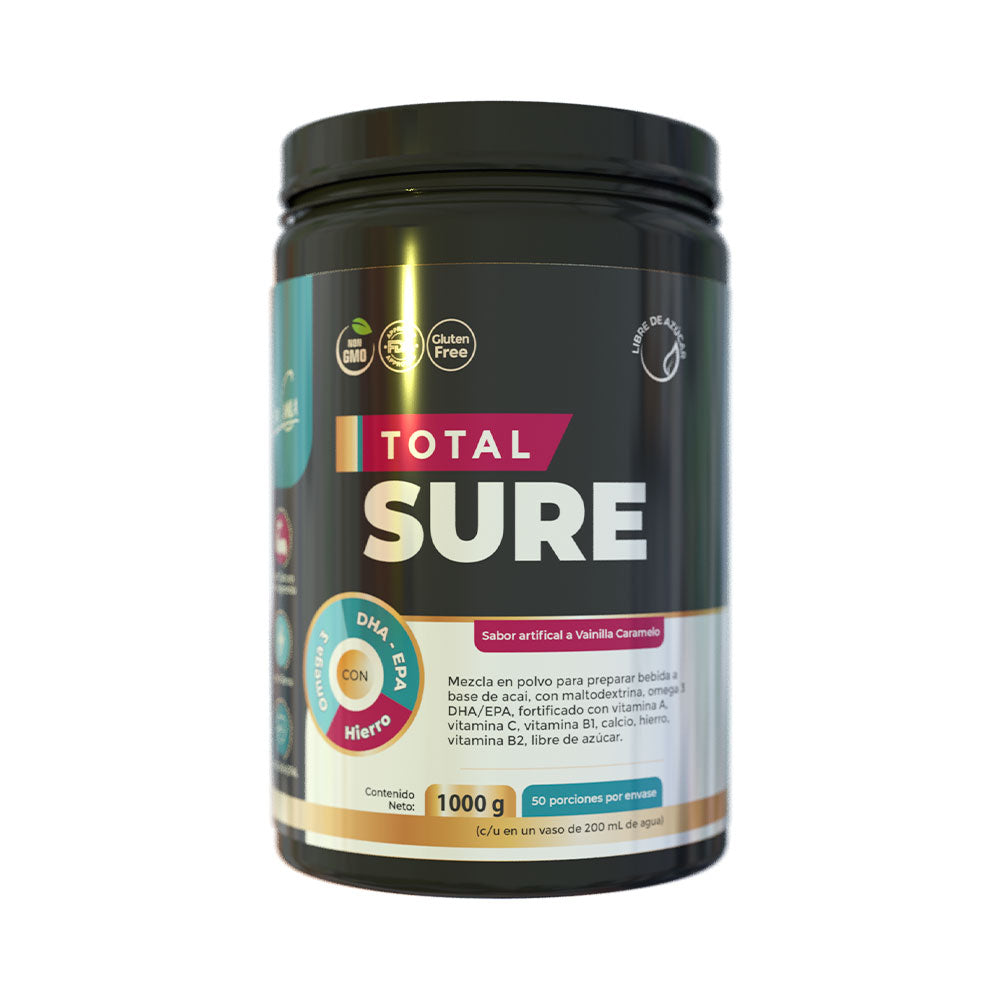 TOTALSURE | Omega 3 DHA EPA | Calcio | Hierro | 1000g