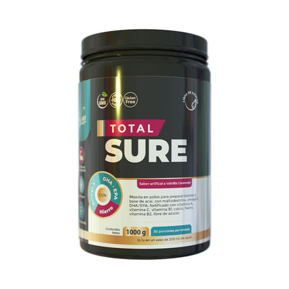 TOTALSURE | Omega 3 DHA EPA | Calcio | Hierro | 1000g